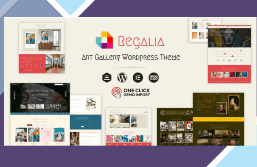 Regalia – Artist Portfolio, Art Gallery Theme