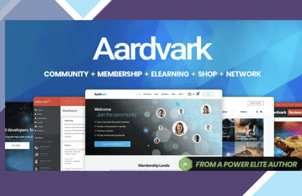 Aardvark – BuddyPress, Membership and Community Theme