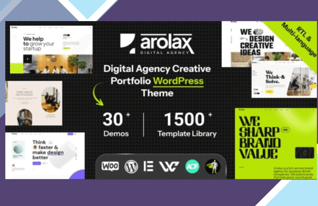 Arolax | Creative Digital Agency Theme