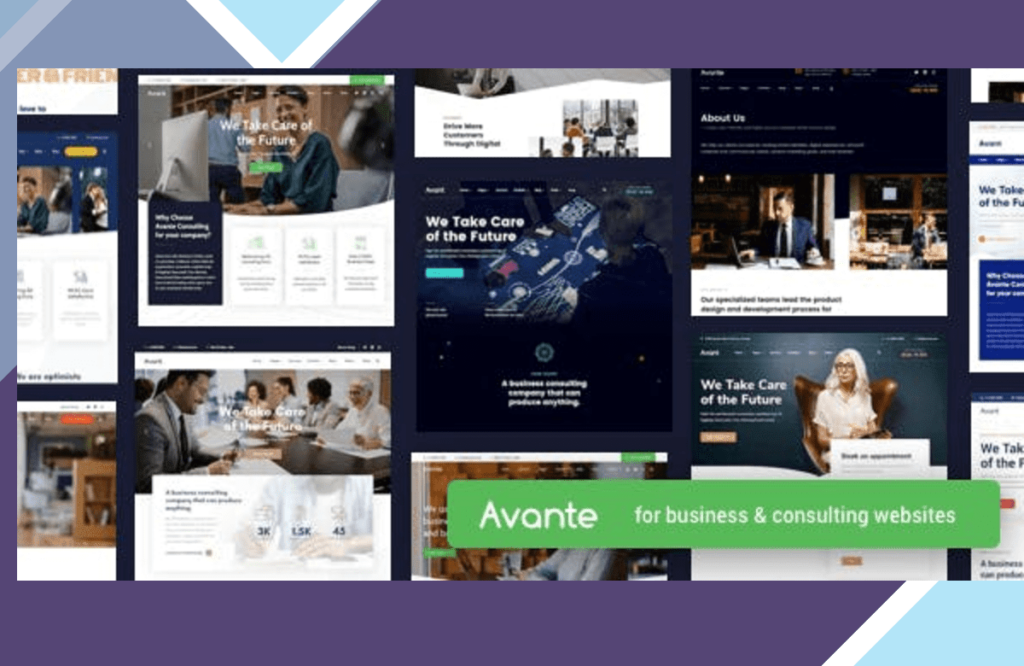 Avante Business Consulting Theme