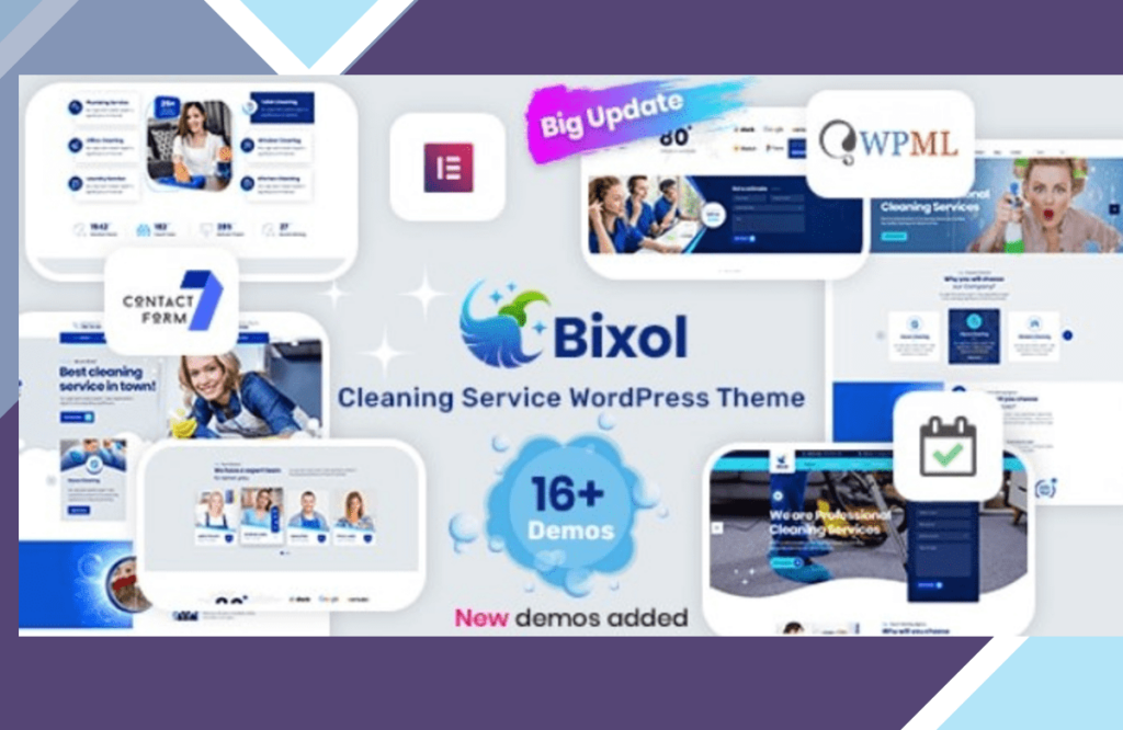 Bixol – Cleaning Services WordPress