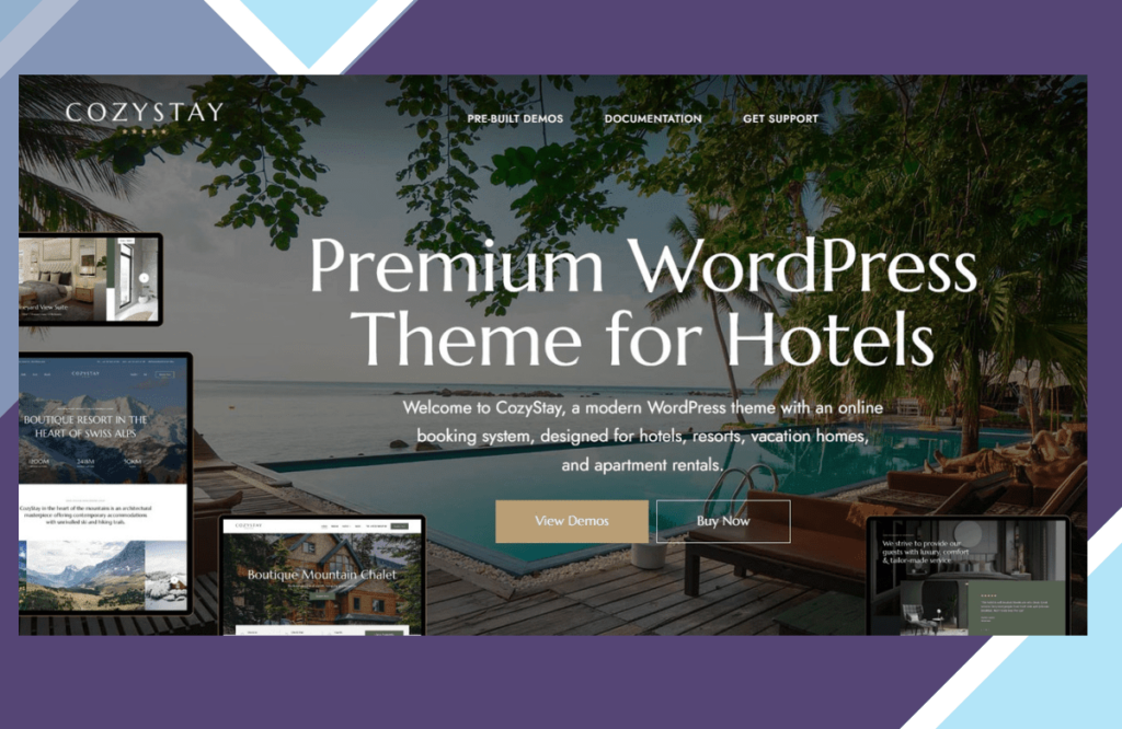 CozyStay – Hotel Booking WordPress Theme