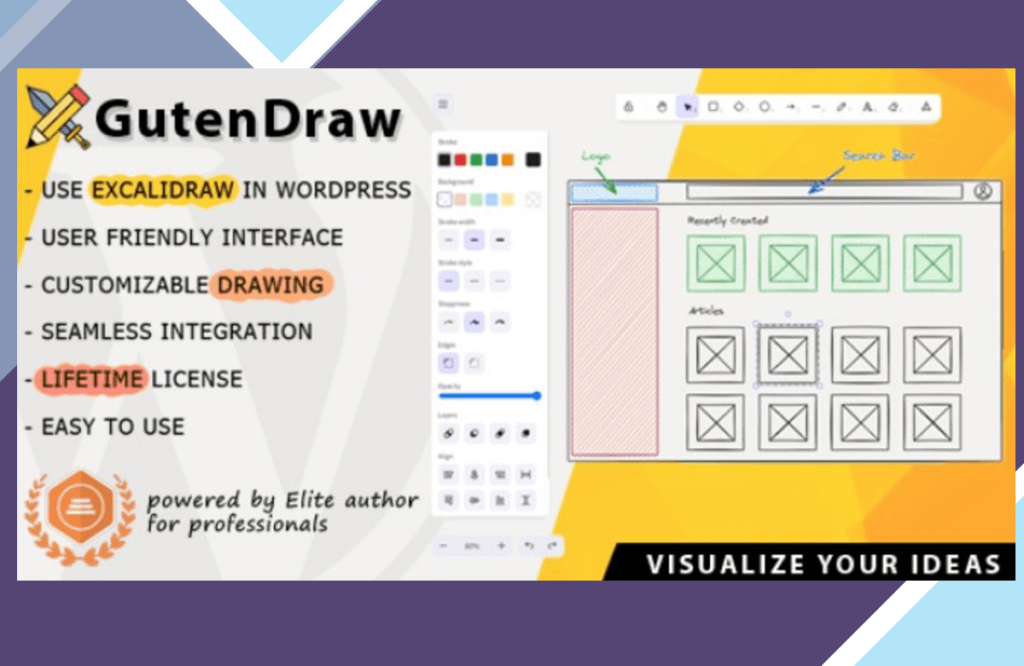 GutenDraw – Visualize Ideas with Excalidraw in WordPress