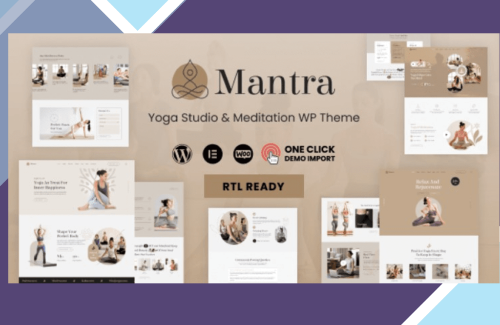 Mantra – Yoga Fitness WordPress Theme