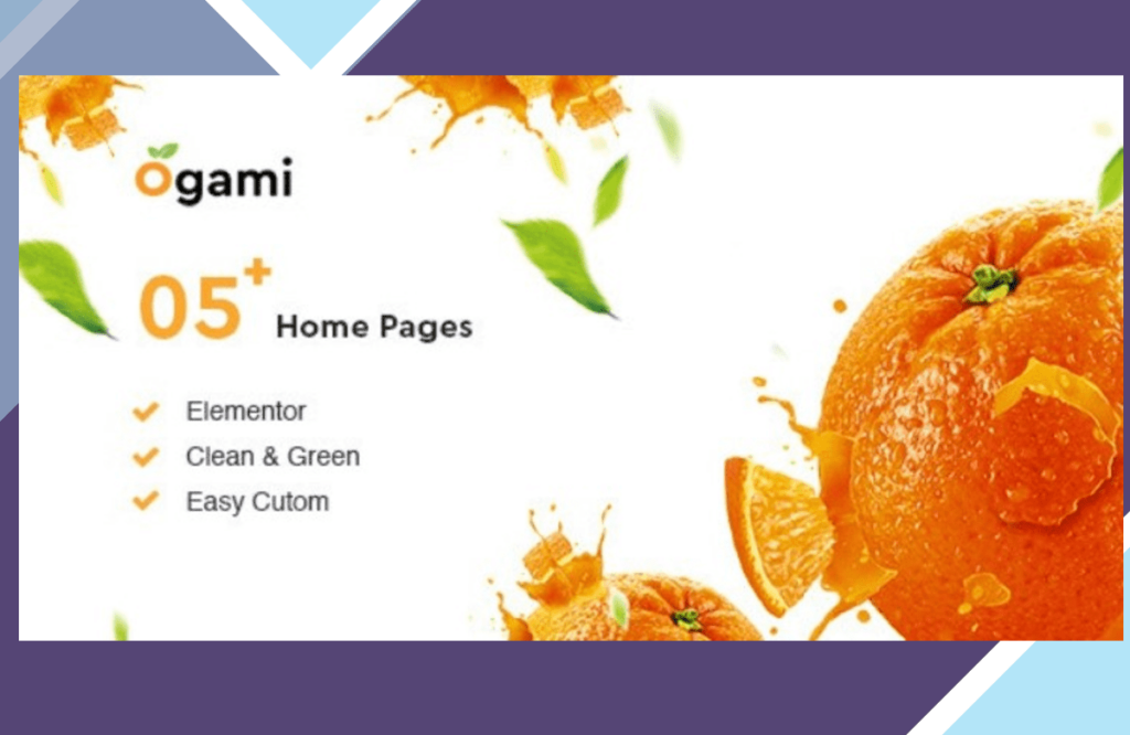 Ogami – Organic Store and Bakery WordPress Theme