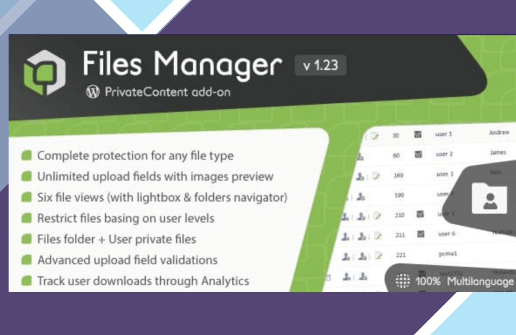 PrivateContent – Files Manager