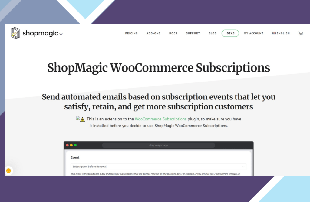 ShopMagic for WooCommerce Subscriptions