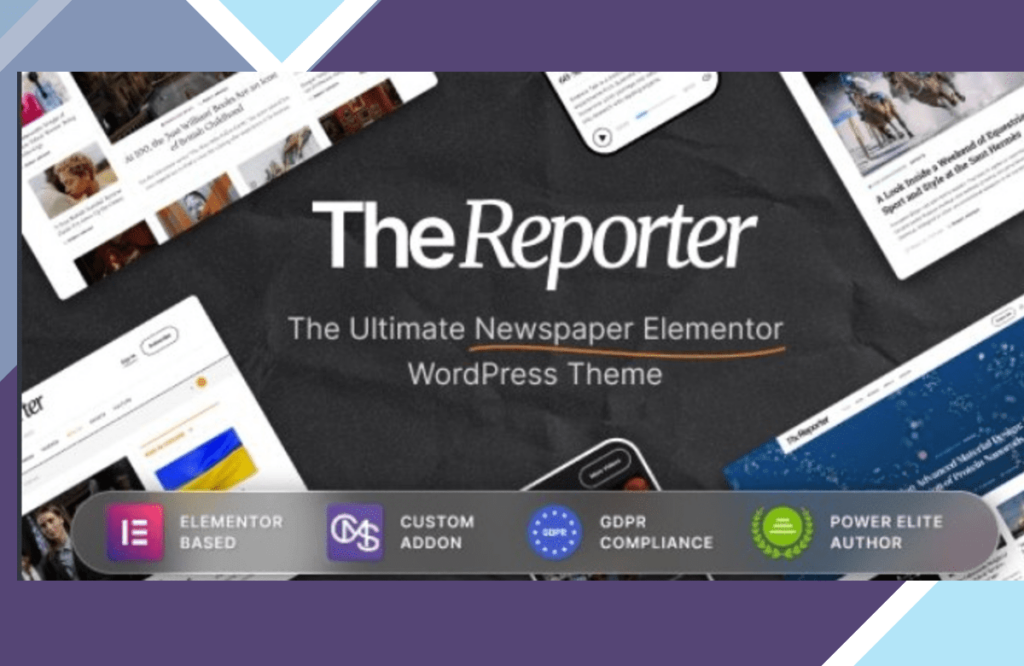 The Reporter – Newspaper Editorial WordPress Theme