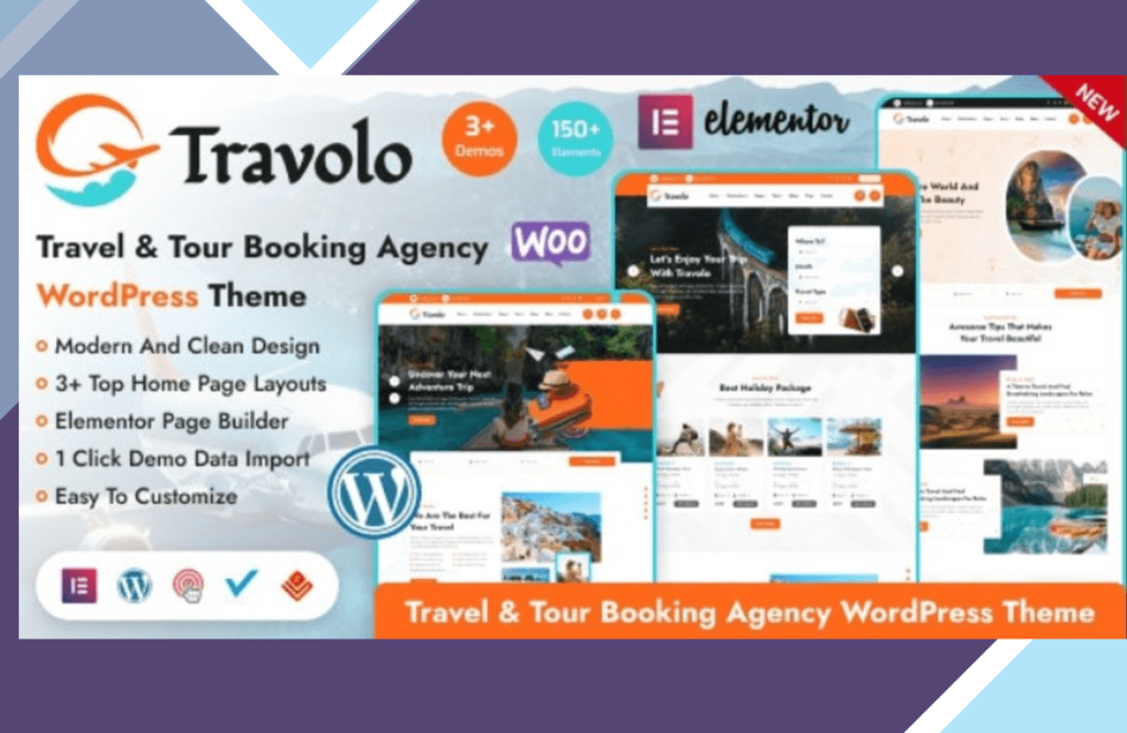 Travolo – Travel Agency and Tour Booking WordPress Theme