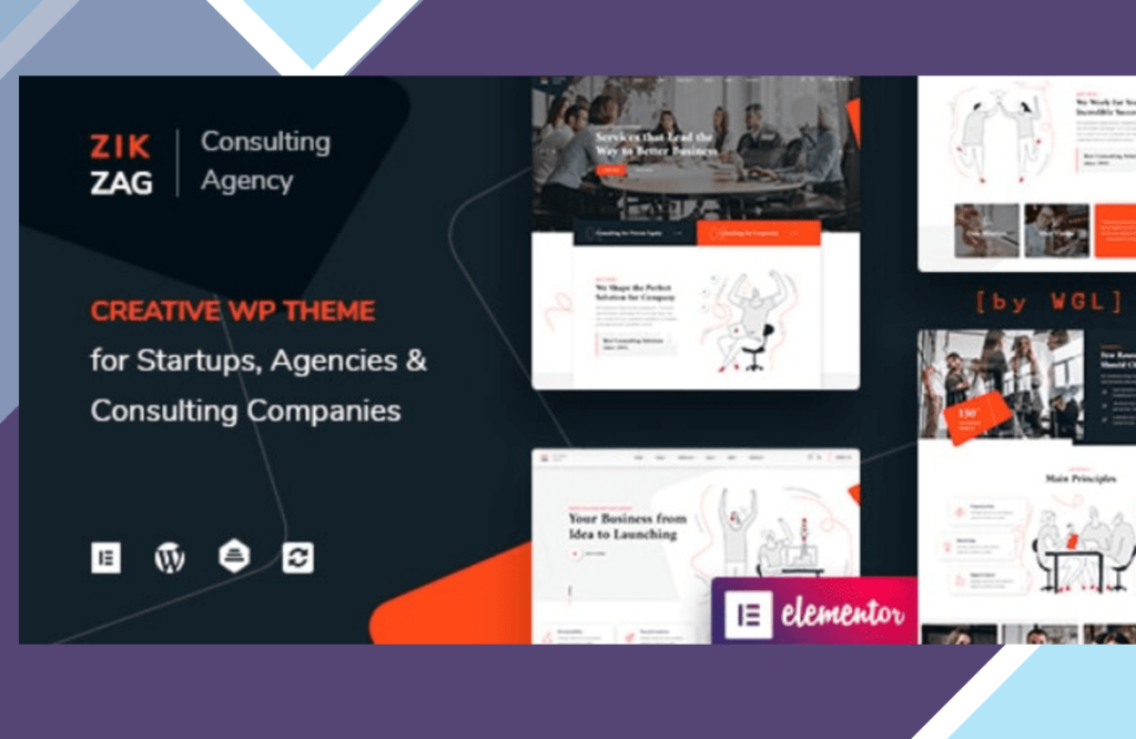 ZikZag – Consulting Agency WordPress Theme