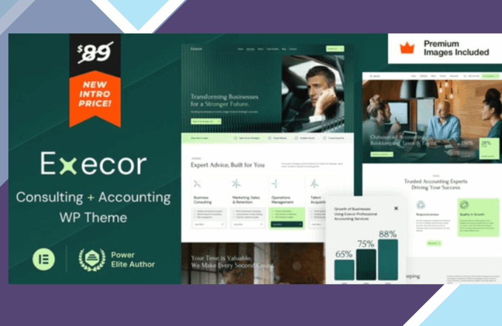 Execor – Accounting and Management Consulting WordPress Theme