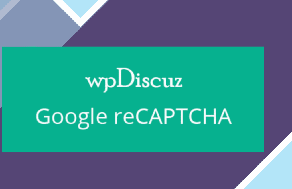 wpDiscuz – Google reCAPTCHA