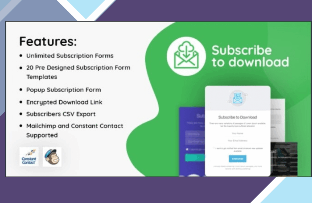 Subscribe to Download – An Advanced Subscription Plugin For WordPress