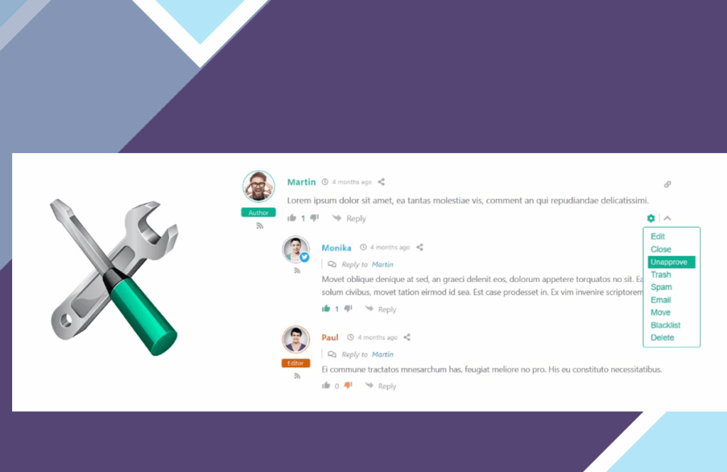 wpDiscuz – Frontend Moderation