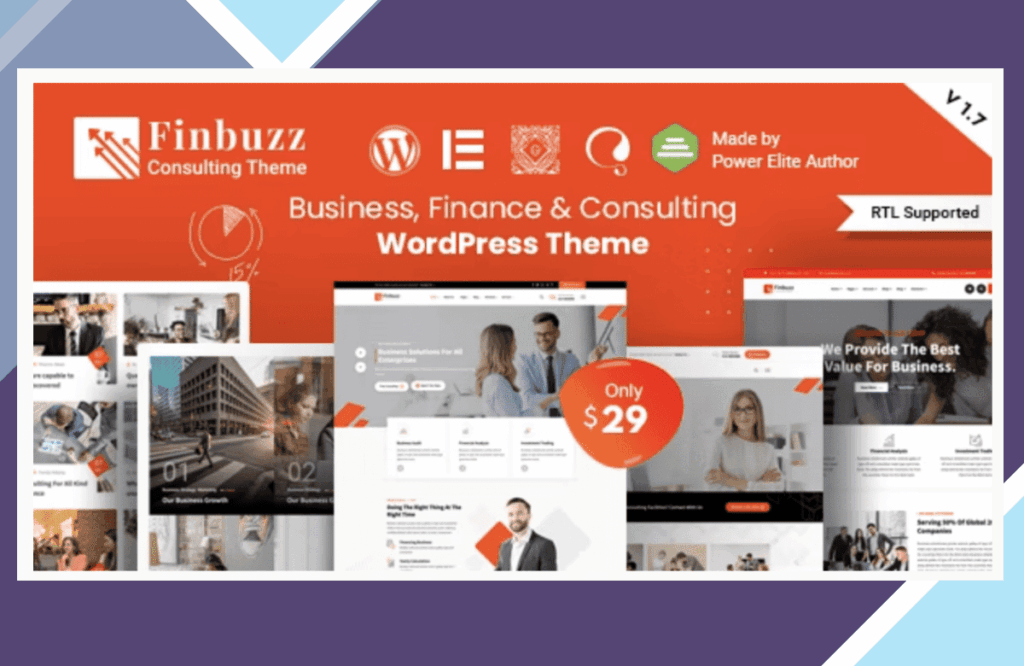 Finbuzz – Corporate Business WordPress Theme