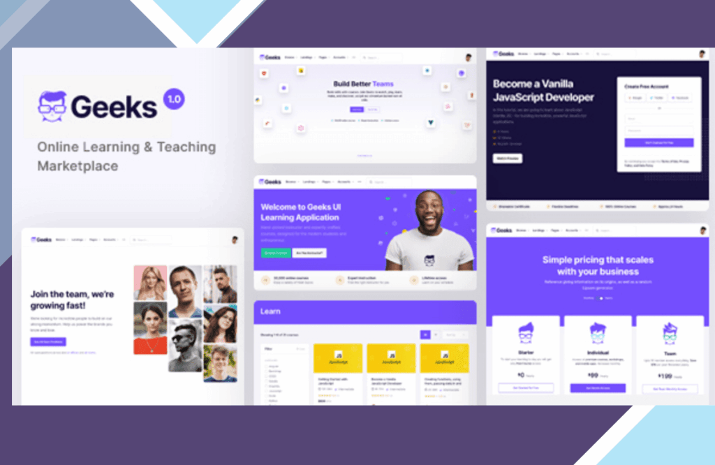 Geeks – Online Learning Marketplace WordPress Theme