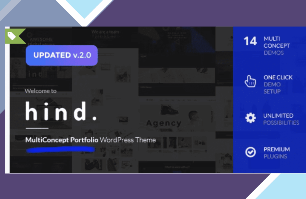 Hind – Multi-Concept Portfolio and Photography WordPress Theme