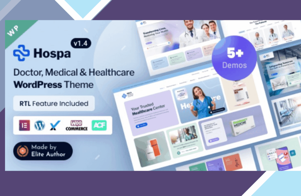 Hospa – Medical Clinic and Hospital Elementor WordPress Theme