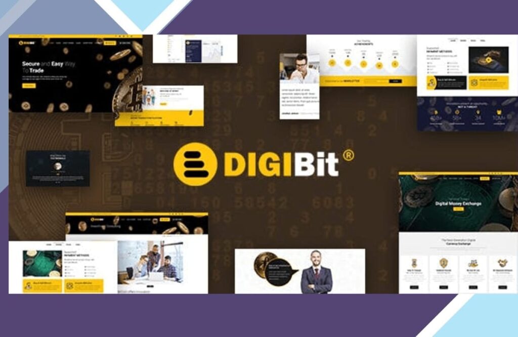DigiBit Cryptocurrency Mining Theme