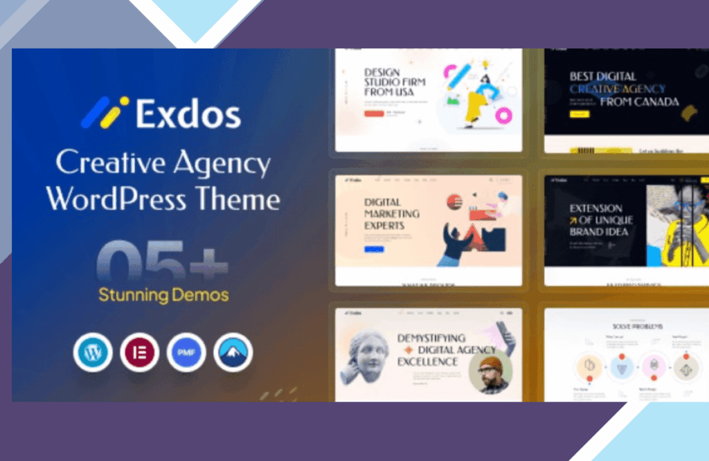 Exdos – Digital Agency WordPress Theme