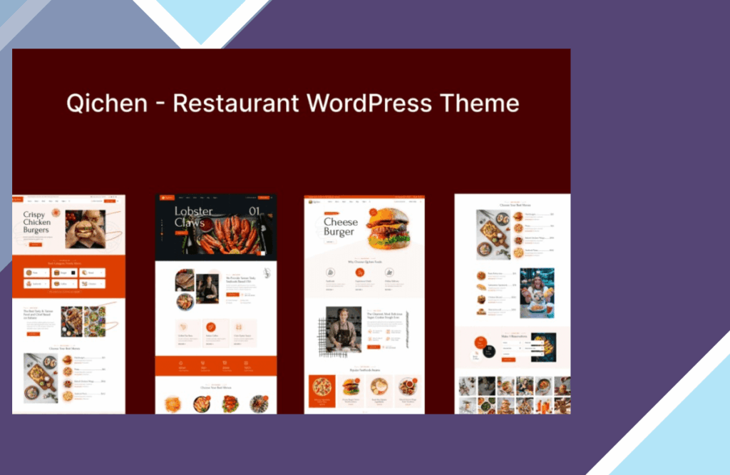 Qichen – Restaurant WordPress Theme