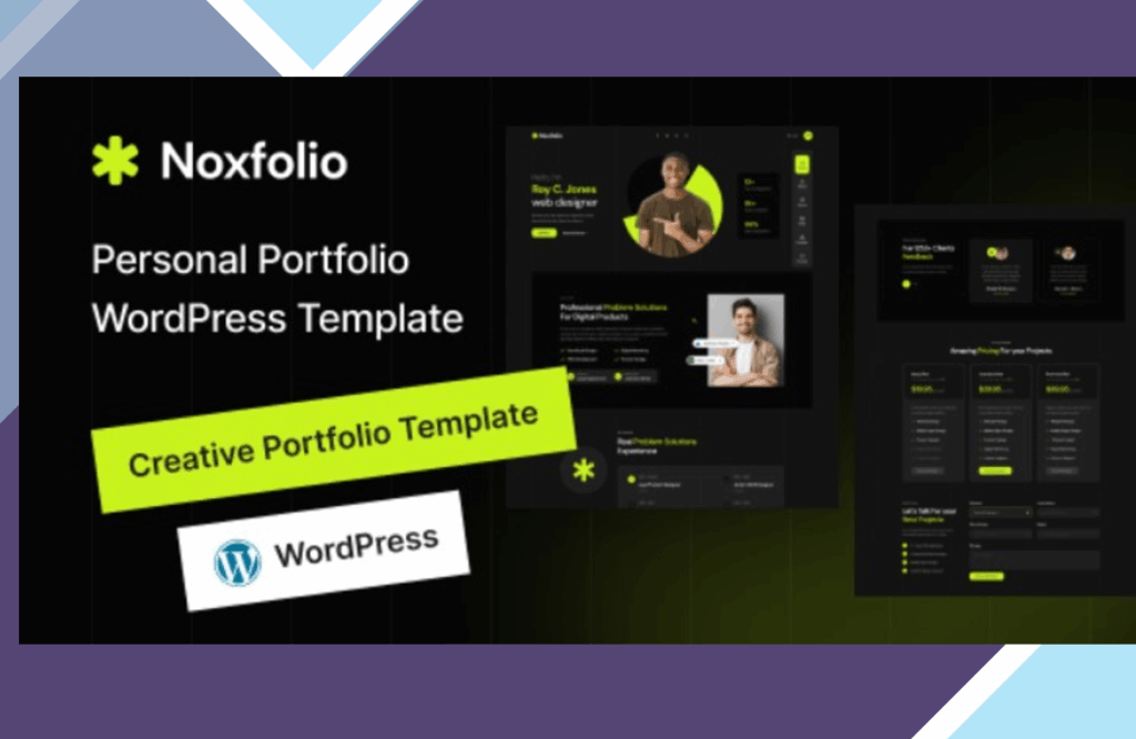 Noxfolio – Personal Portfolio Resume WordPress Theme