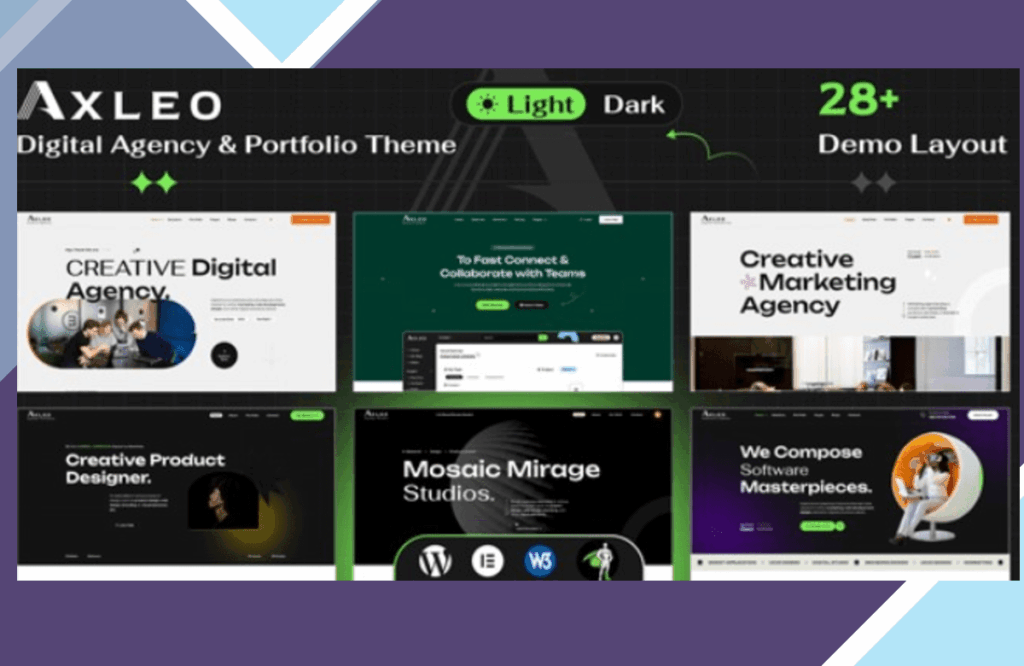 Axleo – Digital Agency WordPress Theme