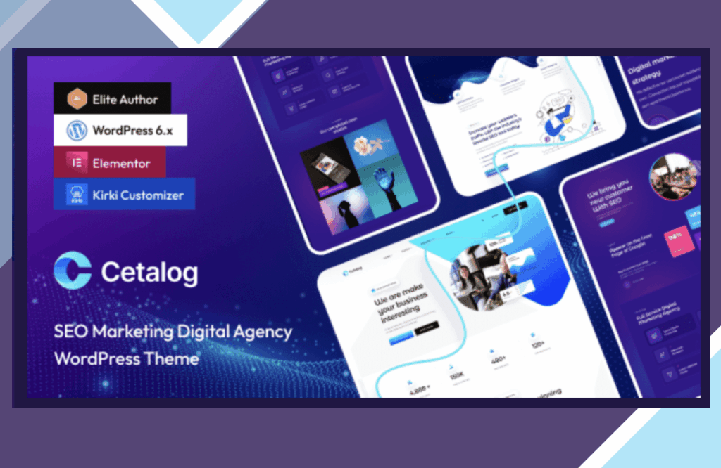 Cetalog – Marketing and SEO Agency WordPress Theme