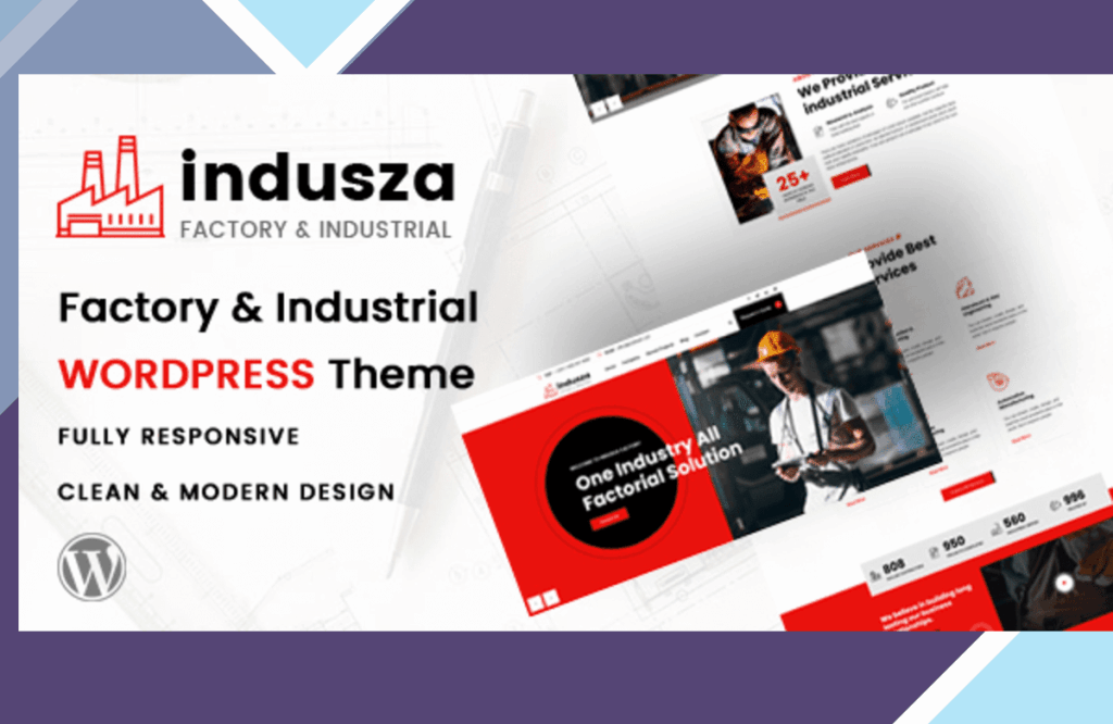 Indusza Industrial and Factory WordPress