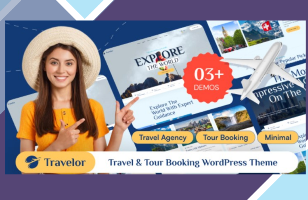 Travelor – Travel and Tour Booking WordPress Theme