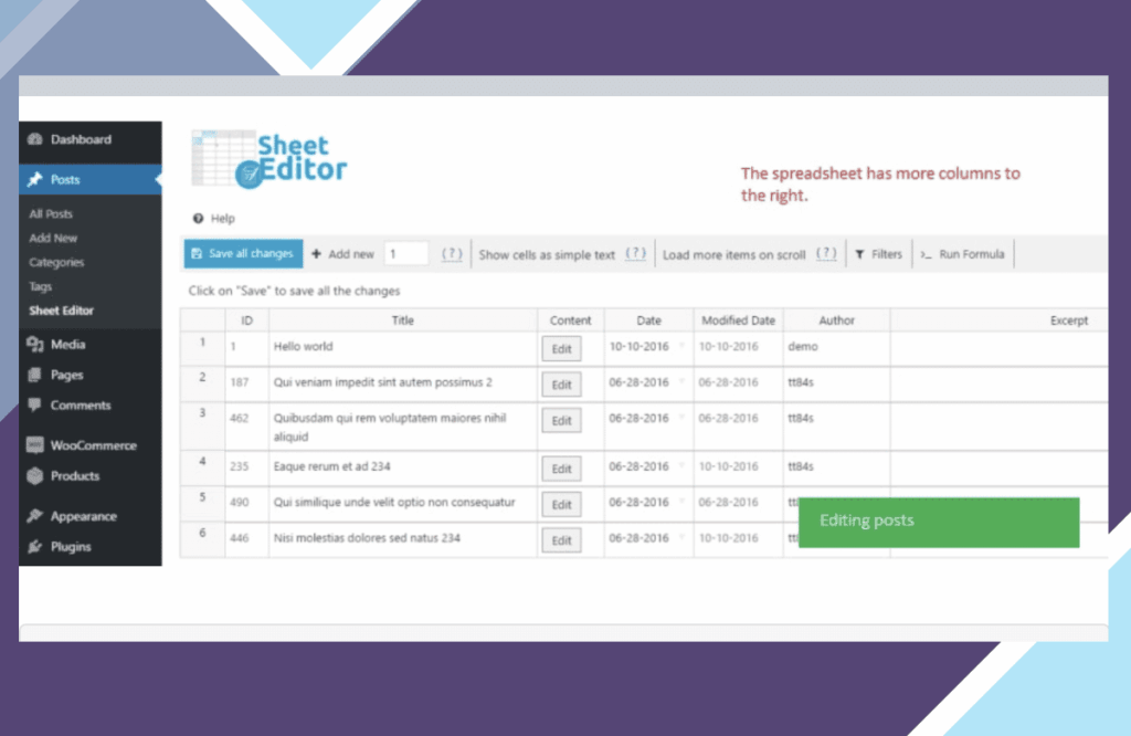 WP Sheet Editor – Taxonomy Terms Pro