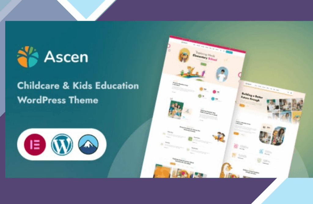 Ascen – Childcare and Kids Education WordPress Theme