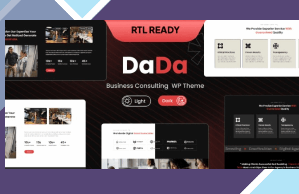 DaDa – Business Consulting Theme