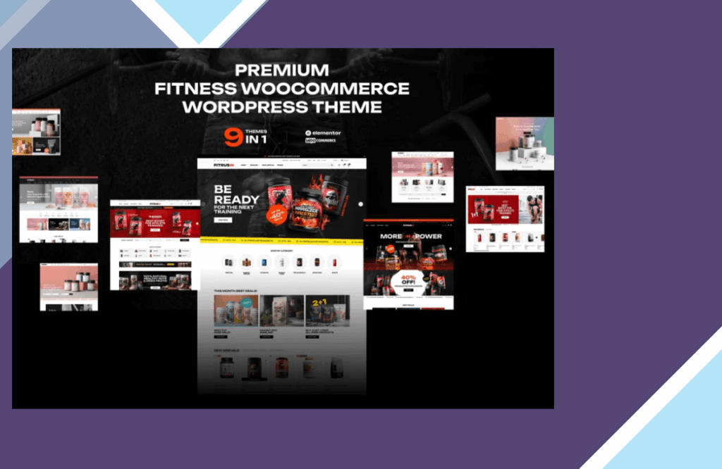 Fitrush – Health Supplements WordPress Theme