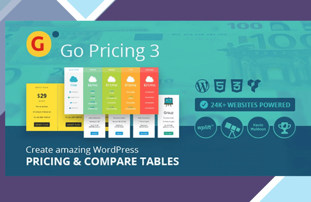 Go Pricing – WordPress Responsive Pricing Tables