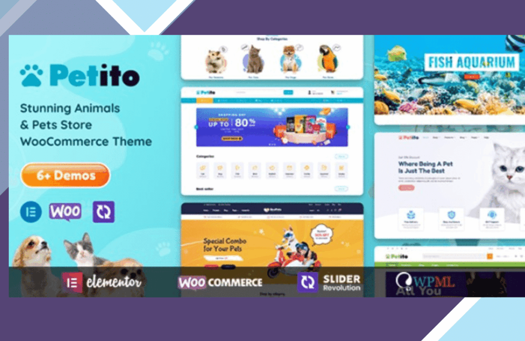 Petito – Animals and Pets Store WooCommerce Theme