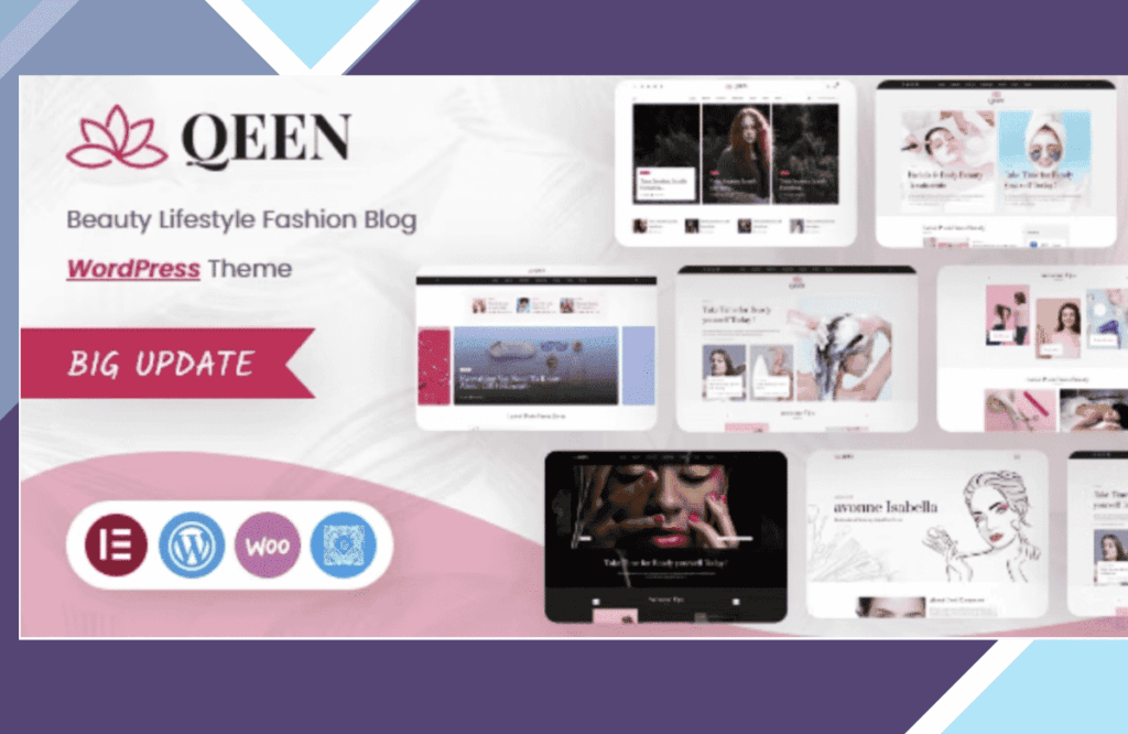 Qeen – Fashion Lifestyle Blog WordPress Theme