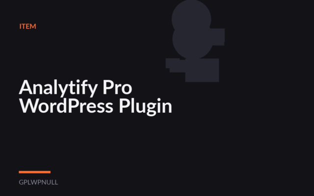 Analytify Pro WordPress Plugin