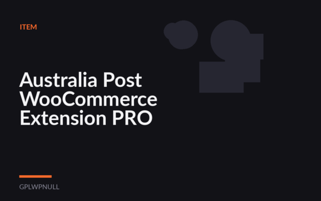Australia Post WooCommerce Extension PRO