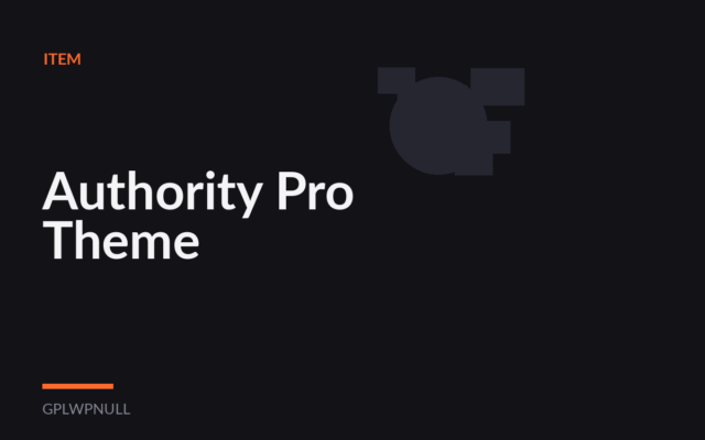 Authority Pro Theme