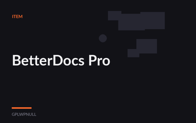 BetterDocs Pro