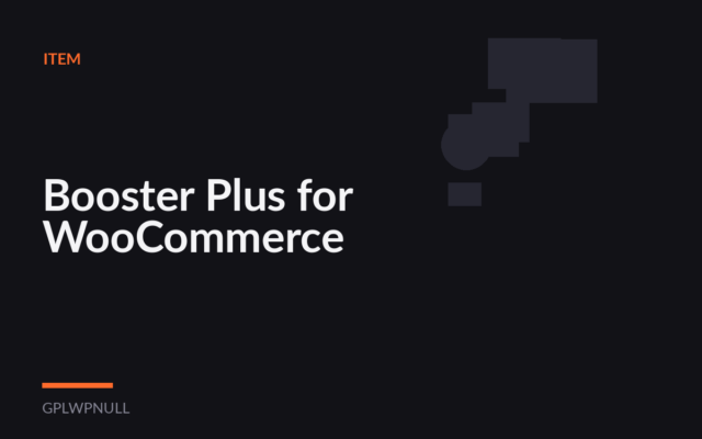Booster Plus for WooCommerce