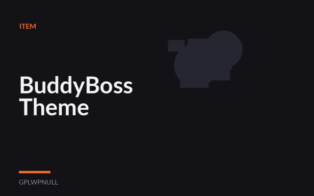 BuddyBoss Theme