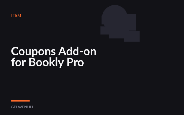 Coupons Add-on for Bookly Pro