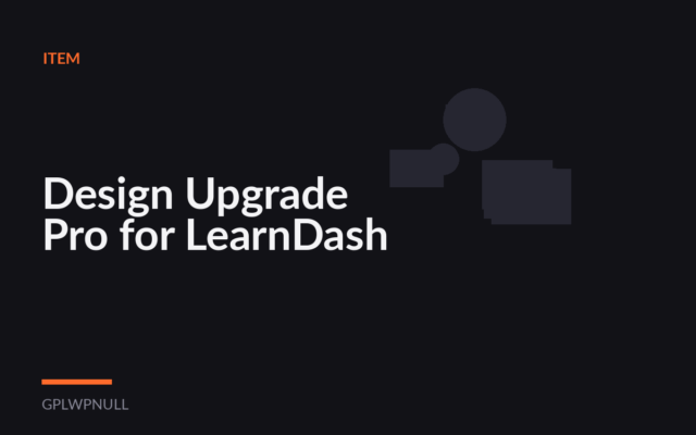 Design Upgrade Pro for LearnDash
