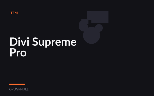 Divi Supreme Pro