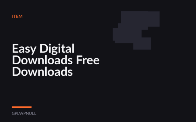 Easy Digital Downloads Free Downloads