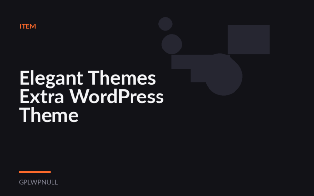 Elegant Themes Extra WordPress Theme