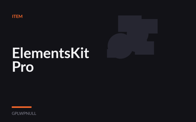 ElementsKit Pro