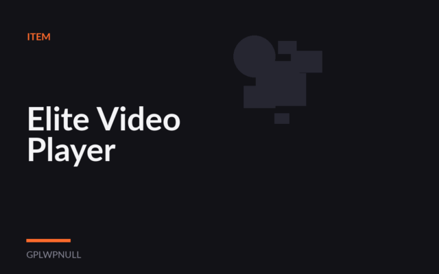 Elite Video Player